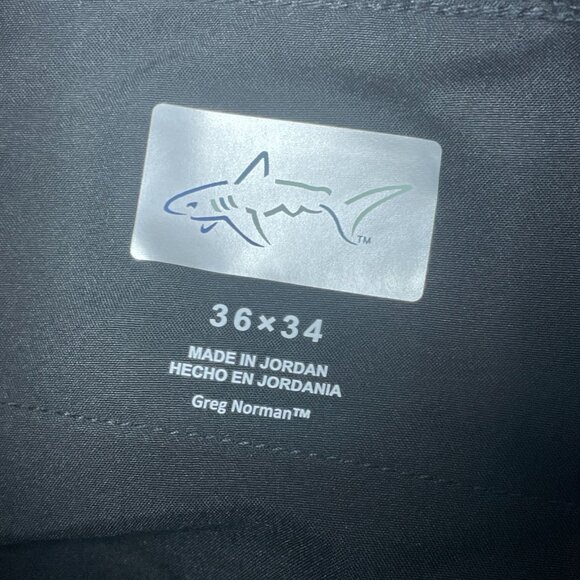 Greg Norman Mens Black Golf Stretch Pants 36x34 Performance Fit a0468 - Picture 5 of 9